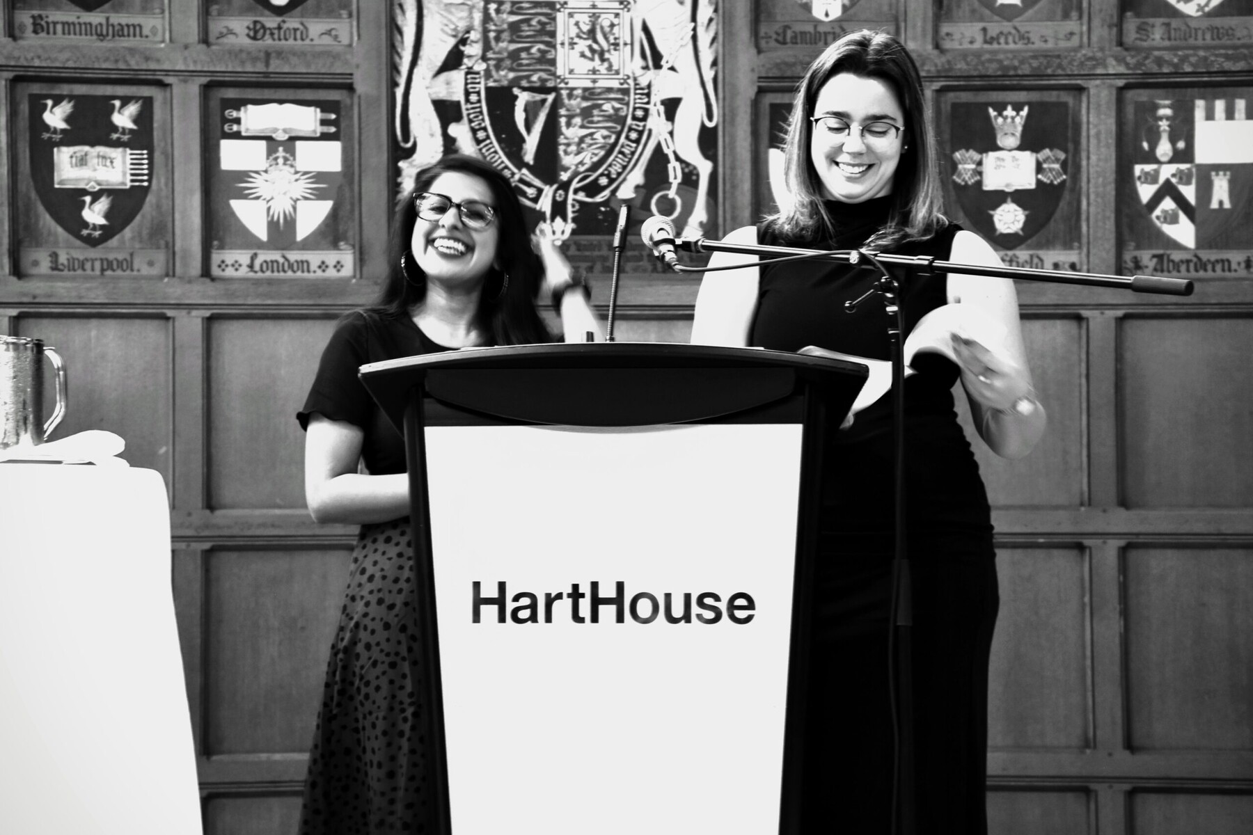 Valedictorians Riya Shah and Antonia Bellefleur