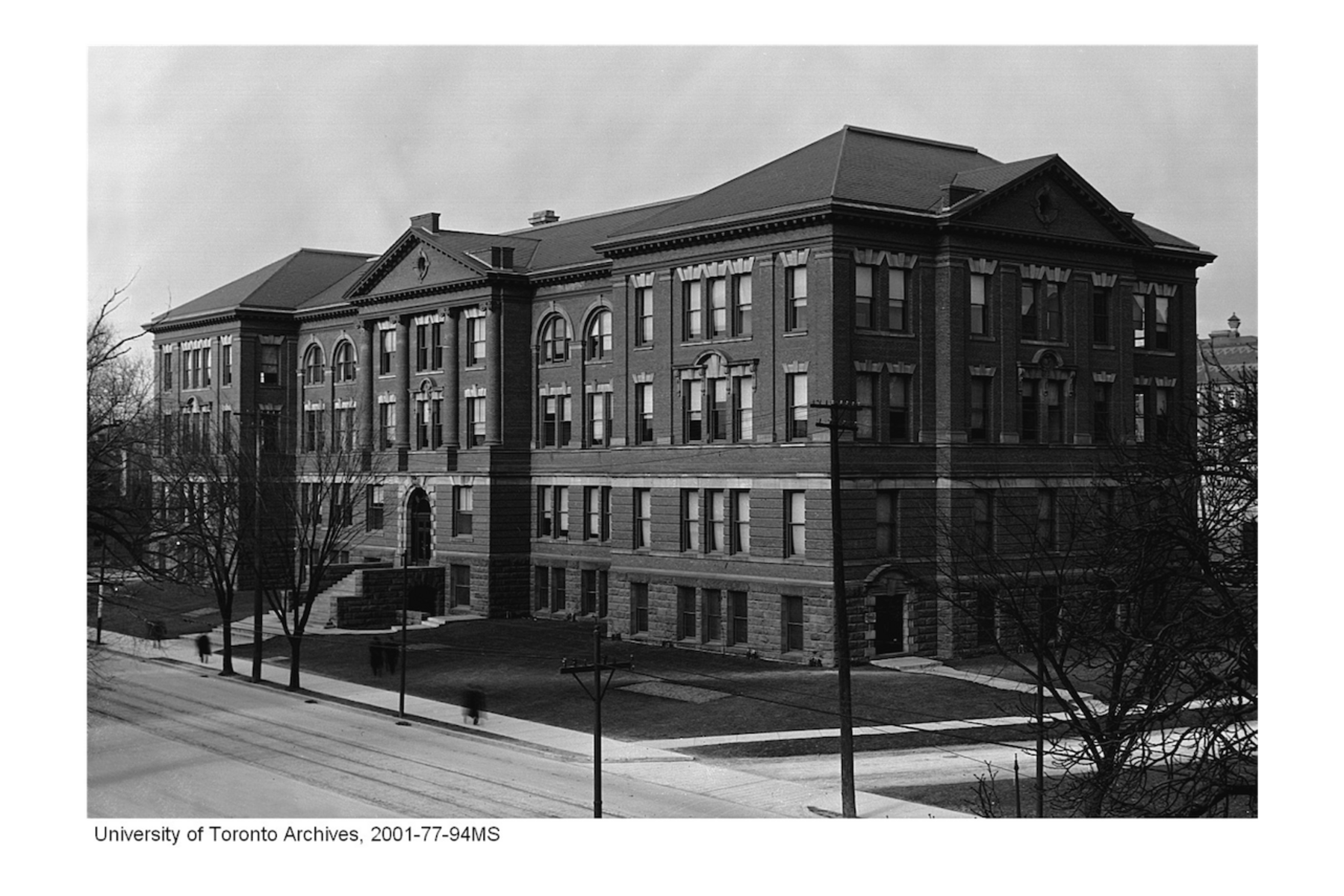 The Mining and Chemistry Building on College Street circa 1906