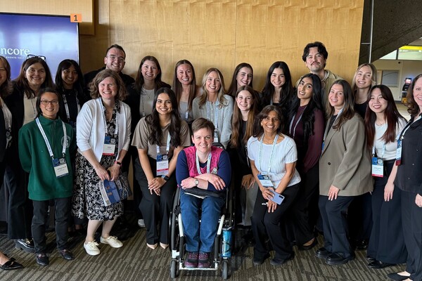 Students and faculty members attend CAOT conference
