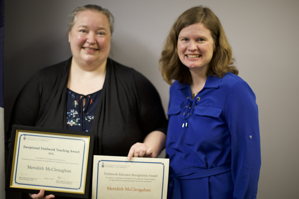 Meridith McClenaghan and Rhona Anderson