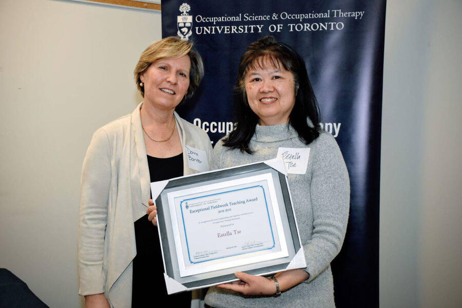Estelle Tse and Donna Barker