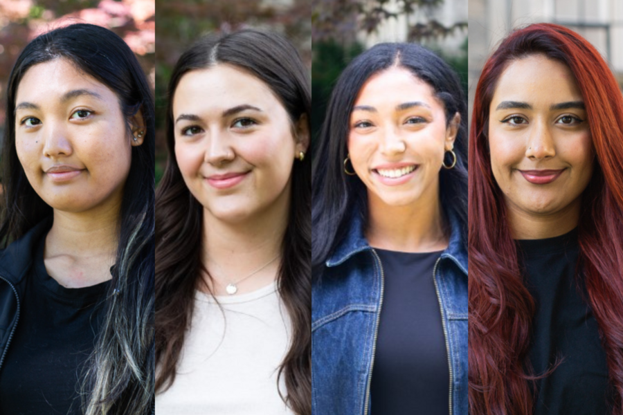 composite photo of four Antonette, Abby, Bronwyn and Laiba