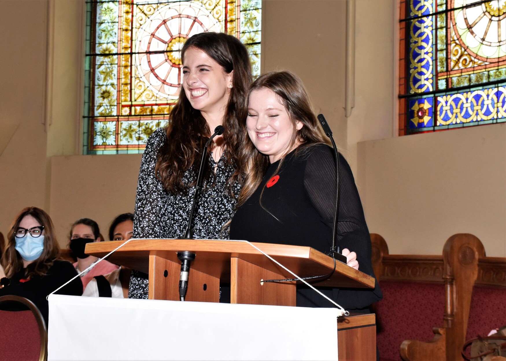 2022 Valedictorians Elizabeth Pezzutto and Madison Hayton